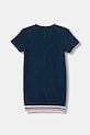 Guess sukienka bawełniana dziecięca K6RK11.KAD74.PPY2 granatowy SS26