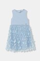 Guess sukienka dziecięca rozkloszowany niebieski K6RK21.KAUH0.PPY2