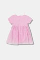 Guess sukienka bawełniana niemowlęca S6RG02.KA6W4.PPY2 różowy SS26