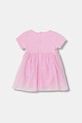 Guess sukienka bawełniana niemowlęca S6RG02.KA6W4.PPY2 różowy SS26