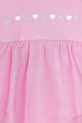 Dziewczynka Guess sukienka bawełniana niemowlęca S6RG02.KA6W4.PPY2 różowy