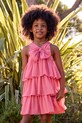 Детское платье Mayoral mini розовый 3912.6A.Mini.PPY2
