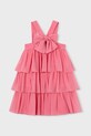 Детское платье Mayoral 3912.6A.Mini.PPY2 розовый SS26