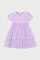 Mayoral sukienka dziecięca 3915.6B.Mini.PPY2 fioletowy SS26