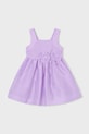 Mayoral rochie pentru copii cu in 3916.6B.Mini.PPY2 violet SS26