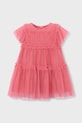 Dievčenské šaty Mayoral látka ružová 3917.6B.Mini.PPY2