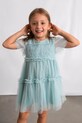 Mayoral vestito bambina mini turchese 3917.6B.Mini.PPY2