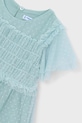 Mayoral vestito bambina turchese 3917.6B.Mini.PPY2