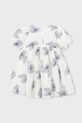 Dziewczynka Mayoral sukienka dziecięca 3921.6C.Mini.PPY2 biały