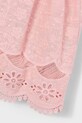 Deklice Otroška bombažna obleka Mayoral 3923.6D.Mini.PPY2 roza
