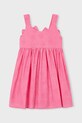 Dievčenské šaty Mayoral 3925.6D.Mini.PPY2 ružová SS26