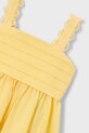 Deklice Otroška obleka Mayoral 3926.6D.Mini.PPY2 rumena