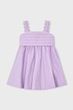 Mayoral sukienka dziecięca z elastanem fioletowy 3926.6D.Mini.PPY2