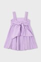 Mayoral sukienka dziecięca 3926.6D.Mini.PPY2 fioletowy SS26