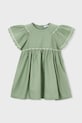 Mayoral sukienka dziecięca rozkloszowany zielony 3927.6E.Mini.PPY2