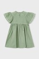 Mayoral sukienka dziecięca 3927.6E.Mini.PPY2 zielony SS26