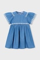 Mayoral sukienka dziecięca 3927.6E.Mini.PPY2 niebieski SS26