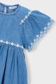 Mayoral sukienka dziecięca niebieski 3927.6E.Mini.PPY2