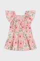 Dziewczynka Mayoral sukienka dziecięca 3932.6G.Mini.PPY2 różowy