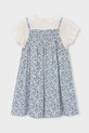 Mayoral sukienka dziecięca 3933.6H.Mini.PPY2 niebieski SS26