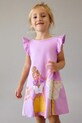 Mayoral sukienka dziecięca z elastanem fioletowy 3934.6J.Mini.PPY2