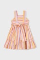 Mayoral sukienka dziecięca 3936.6J.Mini.PPY2 pomarańczowy SS26