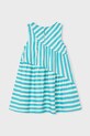 Dječja haljina Mayoral 3937.6K.Mini.PPY2 tirkizna SS26