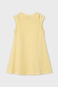 Παιδικό βαμβακερό φόρεμα Mayoral 3938.6K.Mini.PPY2 κίτρινο SS26