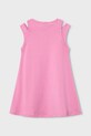 Dječja pamučna haljina Mayoral 3938.6K.Mini.PPY2 roza SS26