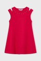 Хлопковое детское платье Mayoral 3938.6K.Mini.PPY2 красный SS26