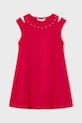 Хлопковое детское платье Mayoral 3938.6K.Mini.PPY2 красный SS26