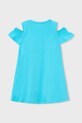 Dziewczynka Mayoral sukienka bawełniana dziecięca 3941.6L.Mini.PPY2 niebieski