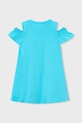 Dziewczynka Mayoral sukienka bawełniana dziecięca 3941.6L.Mini.PPY2 niebieski