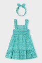 Κοριτσίστικα Παιδικό βαμβακερό φόρεμα Mayoral 3942.6M.Mini.PPY2 μπλε