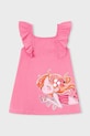 Dievčenské šaty Mayoral s elastanom ružová 3943.6M.Mini.PPY2