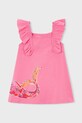 Dievčenské šaty Mayoral 3943.6M.Mini.PPY2 ružová SS26