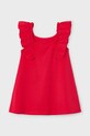 Mayoral sukienka dziecięca 3943.6M.Mini.PPY2 czerwony SS26