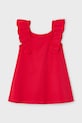 Mayoral sukienka dziecięca 3943.6M.Mini.PPY2 czerwony SS26