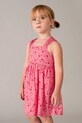 Παιδικό βαμβακερό φόρεμα Mayoral βαμβάκι ροζ 3944.6N.Mini.PPY2