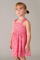 Παιδικό βαμβακερό φόρεμα Mayoral βαμβάκι ροζ 3944.6N.Mini.PPY2