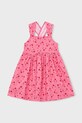 Παιδικό βαμβακερό φόρεμα Mayoral 3944.6N.Mini.PPY2 ροζ SS26