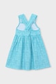 Παιδικό βαμβακερό φόρεμα Mayoral 3944.6N.Mini.PPY2 μπλε SS26