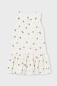 Dziewczynka Mayoral sukienka dziecięca 3945.6N.Mini.PPY2 biały