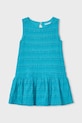 Dječja haljina Mayoral mini tirkizna 3945.6N.Mini.PPY2