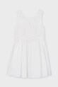 Mayoral sukienka dziecięca 6905.8A.Junior.PPY2 biały SS26