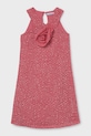 Mayoral sukienka dziecięca tkanina różowy 6909.8B.Junior.PPY2