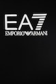 Dziewczynka EA7 Emporio Armani sukienka bawełniana z elastanem 7G000150.AF12484 czarny