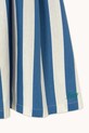 Tinycottons sukienka z dodatkiem lnu dziecięca LIGHT NAVY STRIPES DRESS niebieski SS26.225