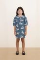 Tinycottons sukienka bawełniana dziecięca BIG SWANS DRESS SS26.325