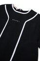 Дівчинка Дитяча бавовняна сукня Marni MD315F DRESS M01687.M00V0 чорний